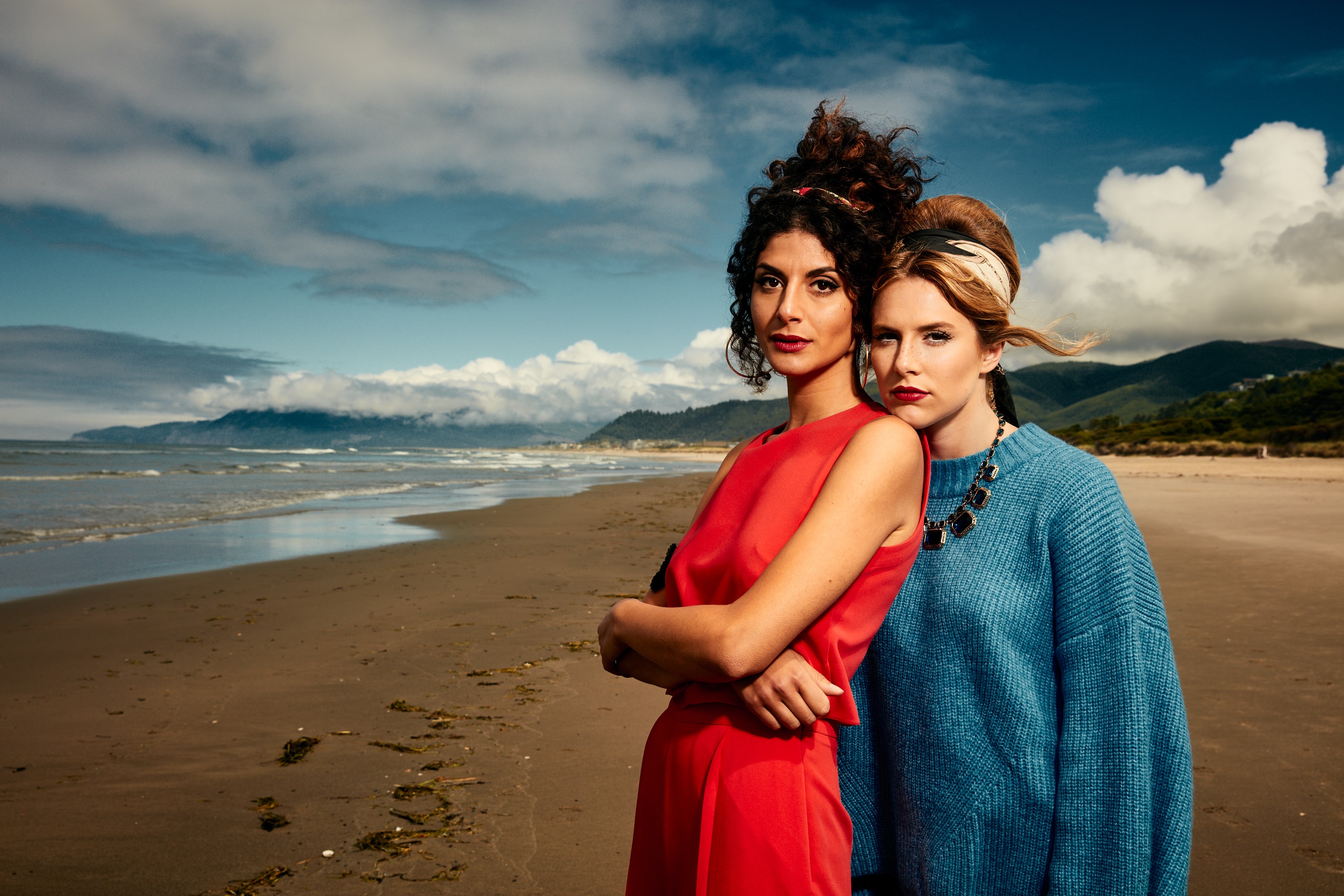 Rockaway Beach: Marta & Lizzie